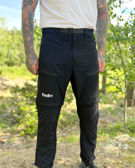 2 i 1 Outdoorbyxor - Svart - HERR