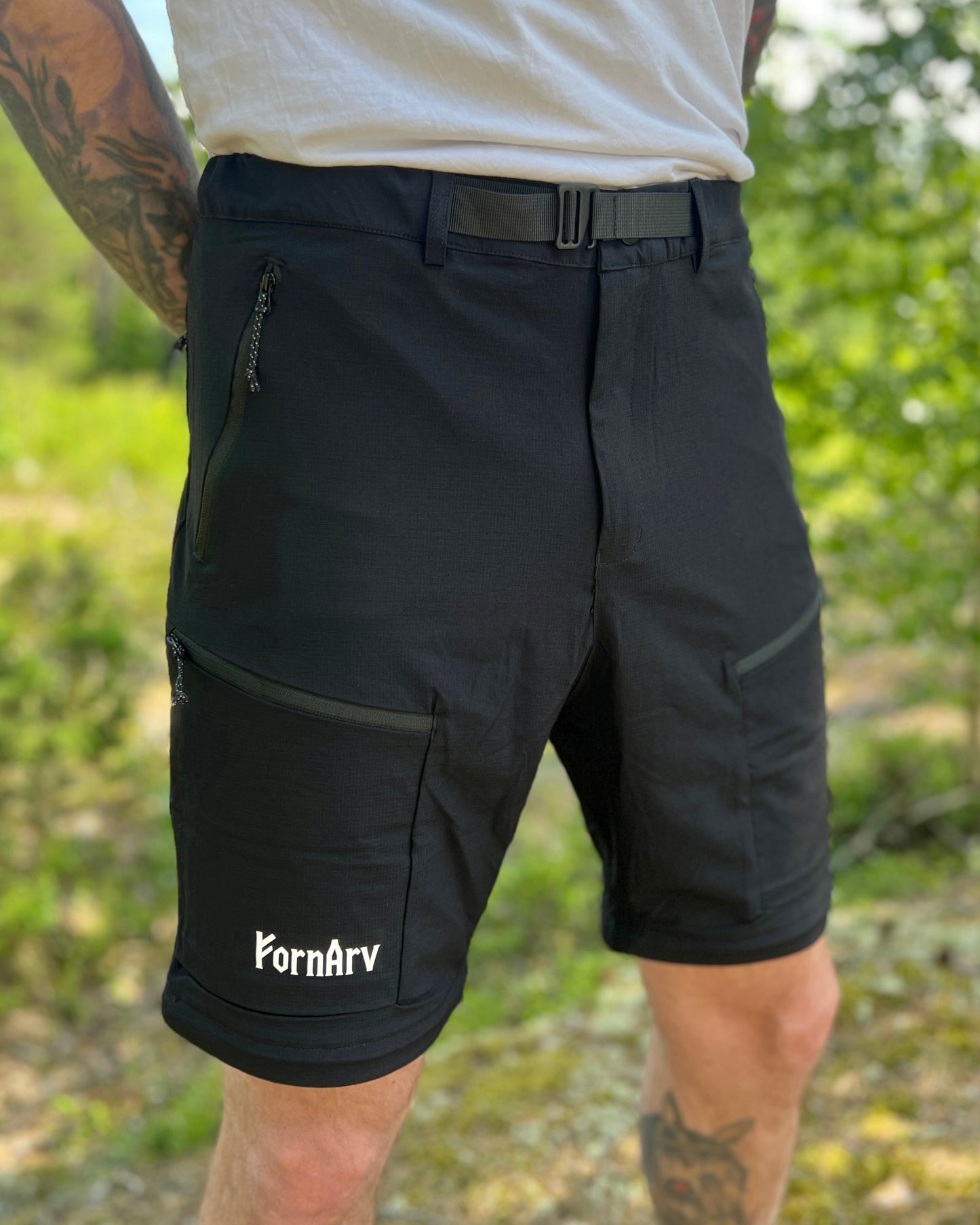 2 i 1 Outdoorbyxor - Svart - HERR