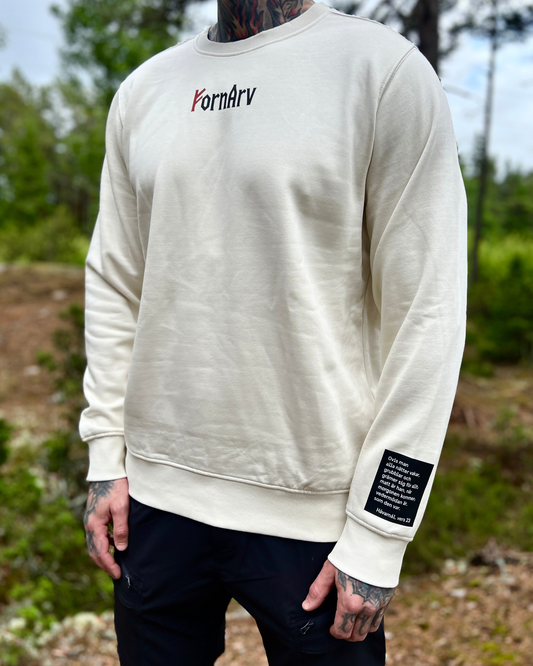 FornArv - Crewneck Naturvit - UNISEX