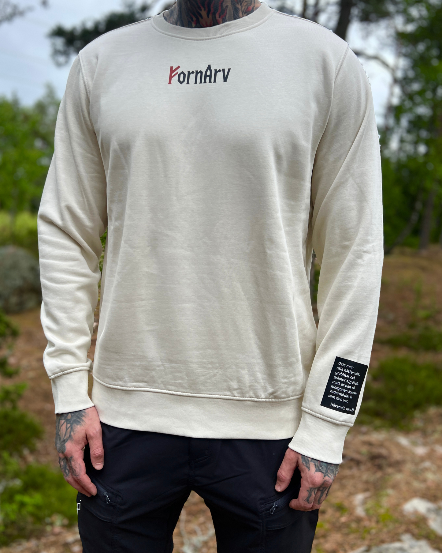 FornArv - Crewneck Naturvit - UNISEX