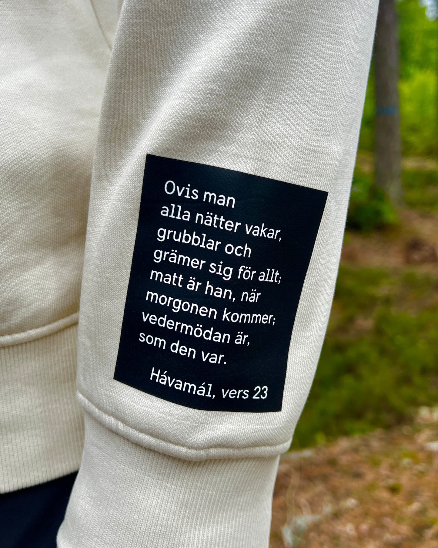 FornArv - Crewneck Naturvit - UNISEX