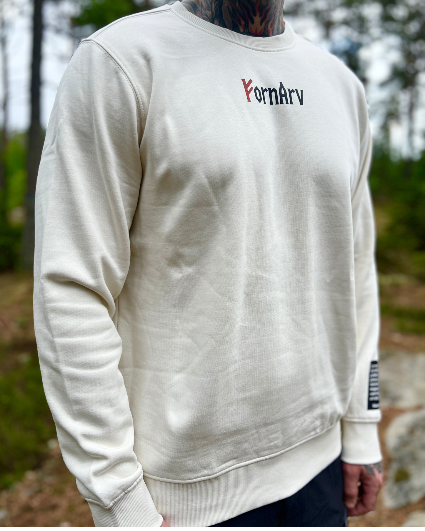 FornArv - Crewneck Naturvit - UNISEX