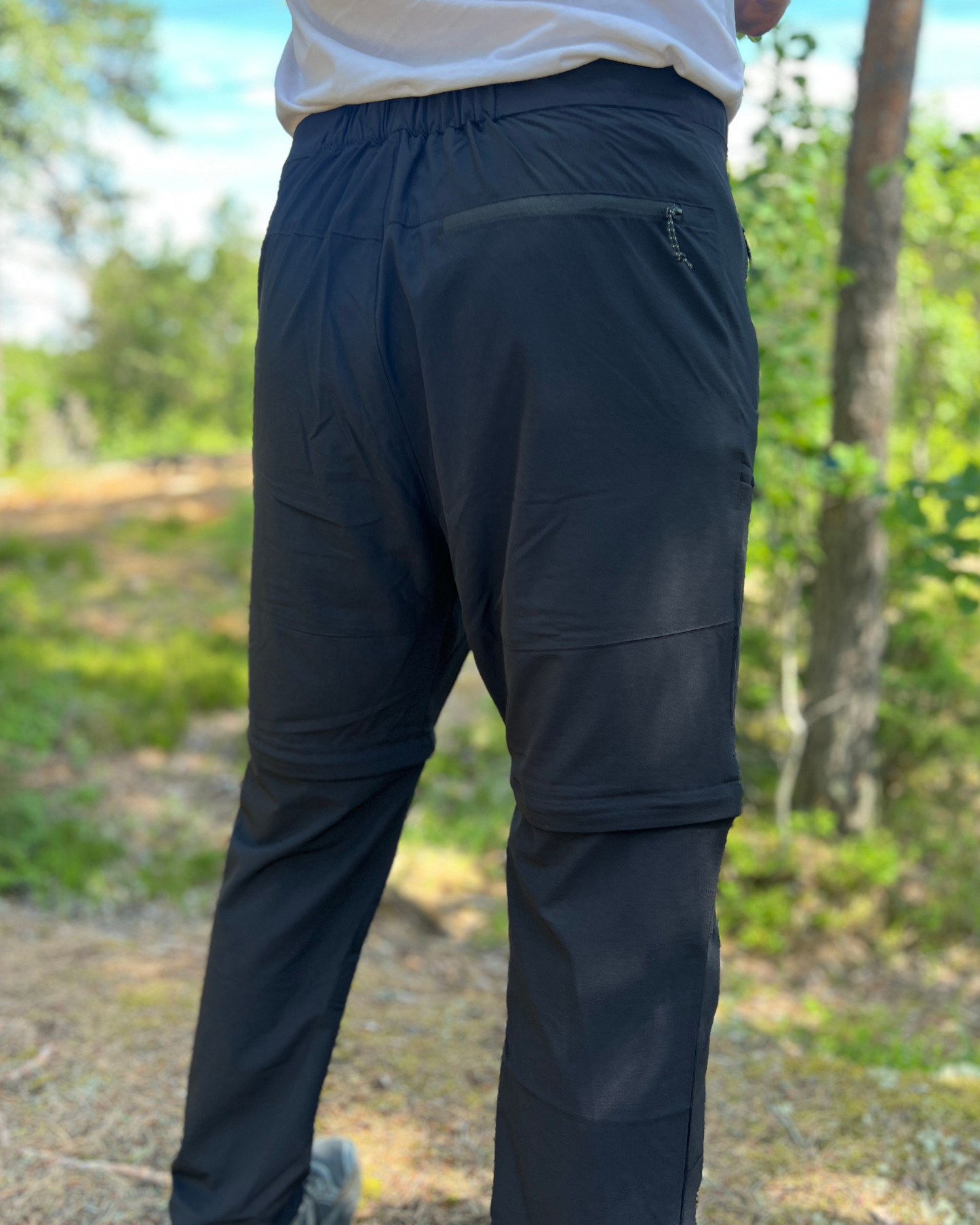 2 i 1 Outdoorbyxor - Svart - HERR
