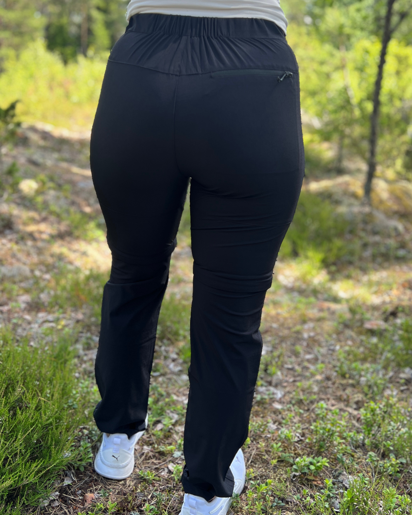 2 i 1 Outdoorbyxor - Svart - DAM