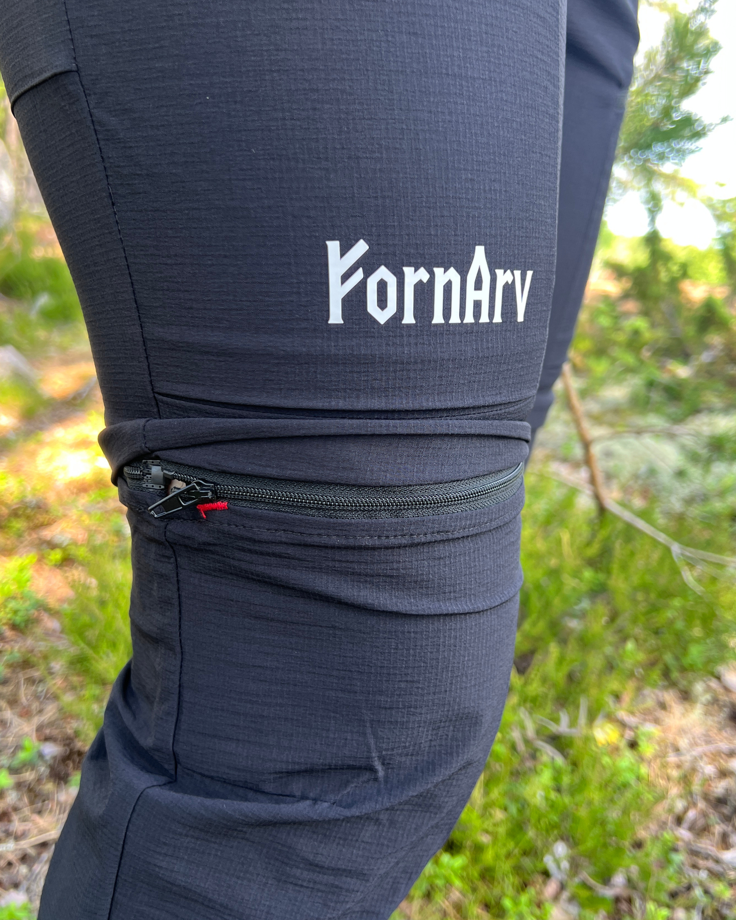 2 i 1 Outdoorbyxor - Svart - DAM