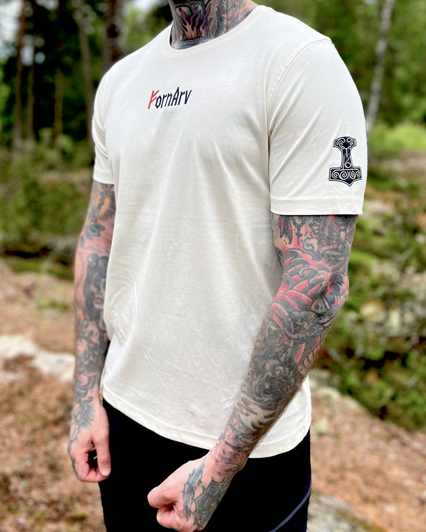 T-shirt - Torshammare Naturvit - UNISEX