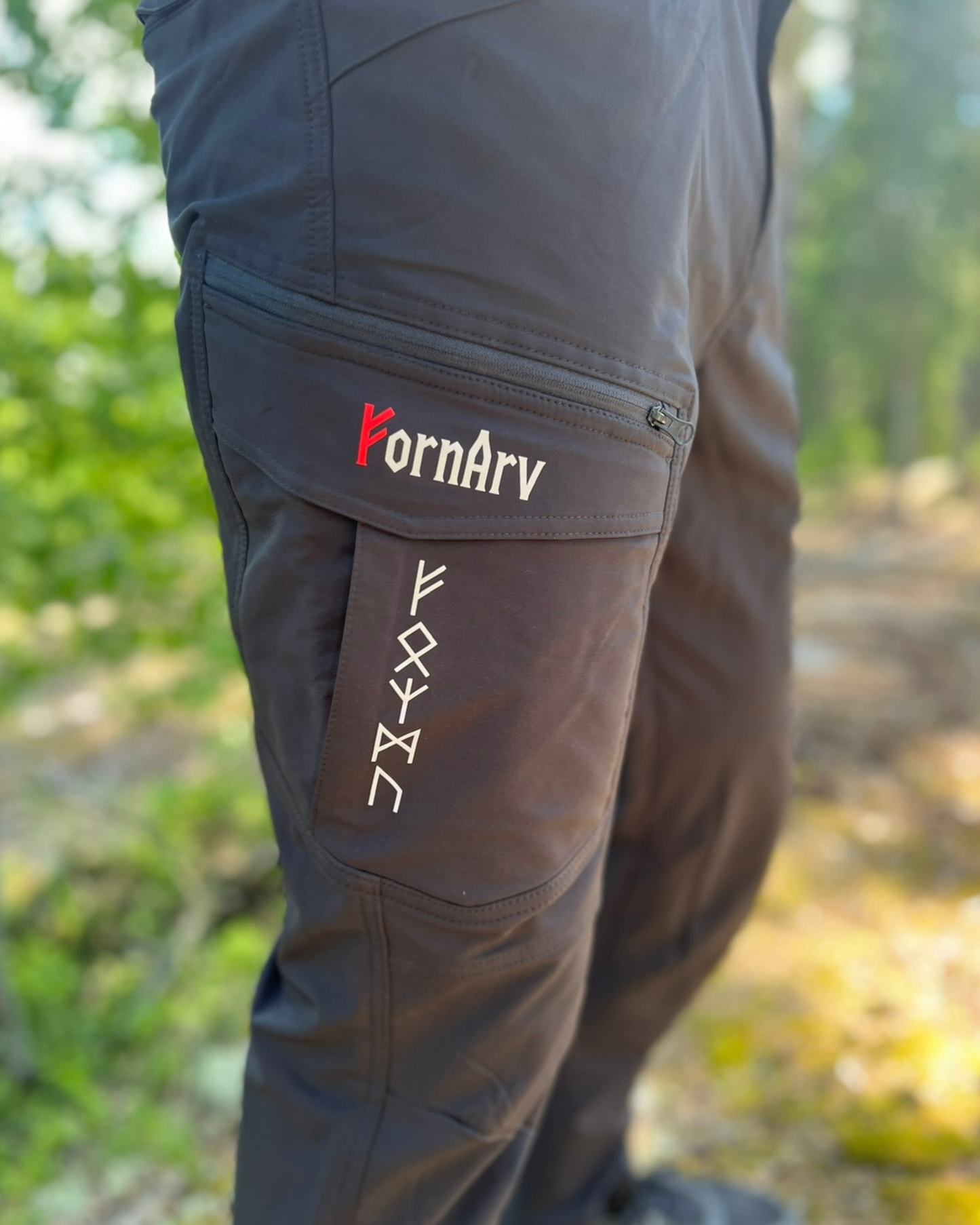 FornArv Core Outdoor Byxor – HERR - GRÅSVART