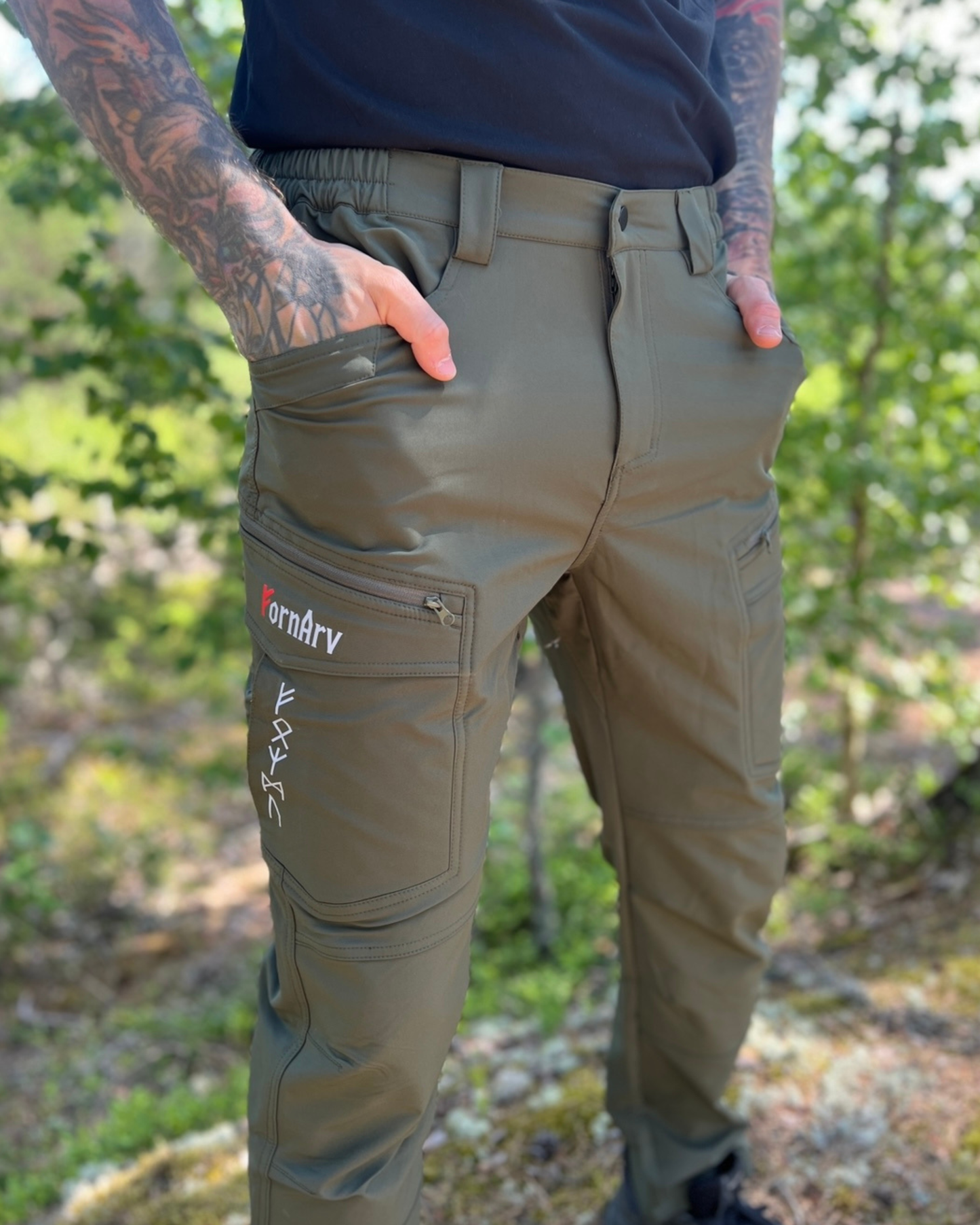 FornArv Core Outdoor Byxor – HERR - GRÖN