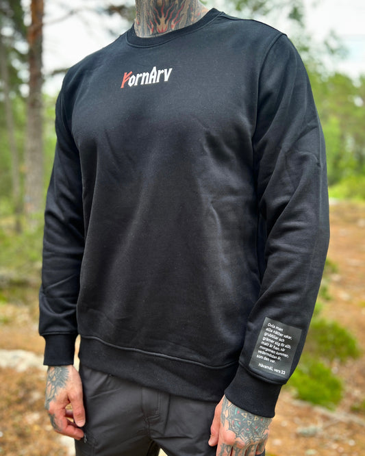 FornArv - Crewneck Svart - UNISEX